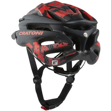 Велошлем подростковый Cratoni Pacer S черно-красный фото