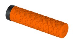 Ручки на руль с одним замком KLS Poison LockOn оранжевый фото