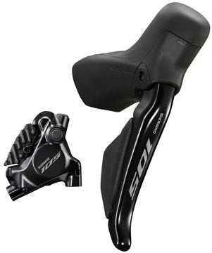 Тормоз Shimano R7170, 105 Di2 (BR-R7170), дисковый, гидравлический, задний (правая ручка ST-R7170 Di2, гидролиния 1700мм) фото