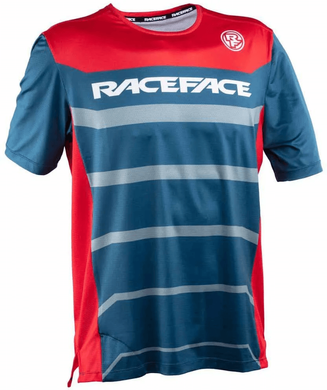 Велофутболка RaceFace Indy SS Jersey Navy/Red XL фото