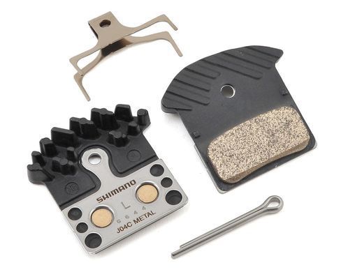 Гальмівні колодки Shimano J04C XTR/XT/SLX/DEORE/ALFINE, метал, з радіатором
