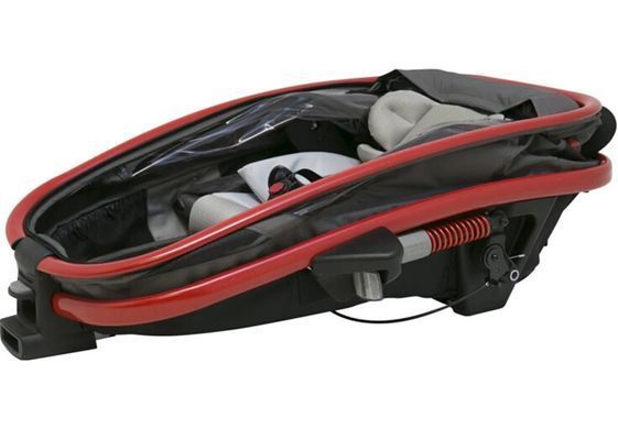 Велопричеп Hamax Outback One одномісний, багатофункціональний, дитячий Charcoal фото