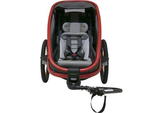 Велопричеп Hamax Outback One одномісний, багатофункціональний, дитячий Charcoal фото
