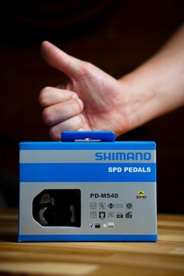 Педалі Shimano PD-M540 SPD, чорні фото