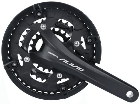 Шатуны Shimano FC-T4060 Alivio, Hollowtech II, 175mm, 48X36X26, chainring guard фото