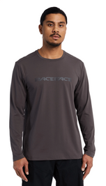 Велофутболка RaceFace Commit LS Tech Top Charcoal L фото