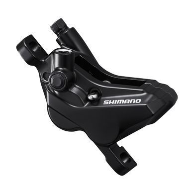 Тормоз Shimano MT420, Deore, гидравлический, передний (левая ручка M4100, 4-поршн. калипер BR-MT420, гидролиния 1000мм, J-kit, колодки D03S) фото