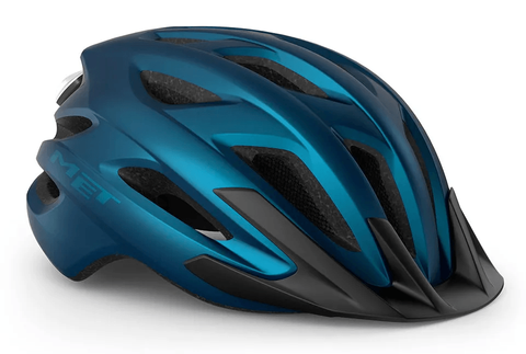 Шолом MET CROSSOVER MIPS blue metallic matt фото