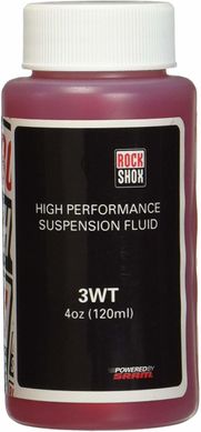 Мастило RockShox Suspension Oil, 3wt 120 ml (Амортизатор демпфер/Charger) фото