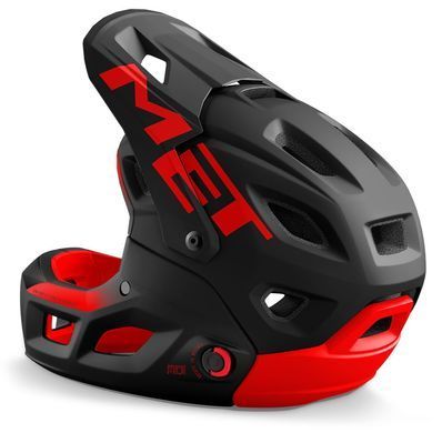 Шолом MET PARACHUTE MCR MIPS Black Red