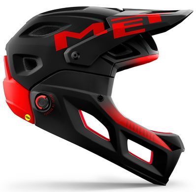 Шолом MET PARACHUTE MCR MIPS Black Red