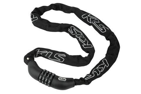 Замок ланцюговий кодовий KLS Chainlock 4 чорний 4x1000 мм фото