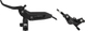 Гальмо SRAM Level Silver Stealth, 4 поршні, гідролінія 2000мм, чорний C1, заднє 00.5018.230.001 фото 1