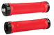 Грипсы ODI Ruffian MTB Lock-On Bonus Pack, Bright Red w/Black Clamps