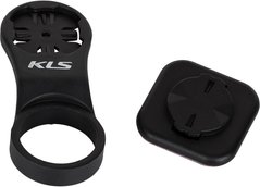 Тримач для телефона на велосипед з кріпленням на шток KLS Click, чорний фото