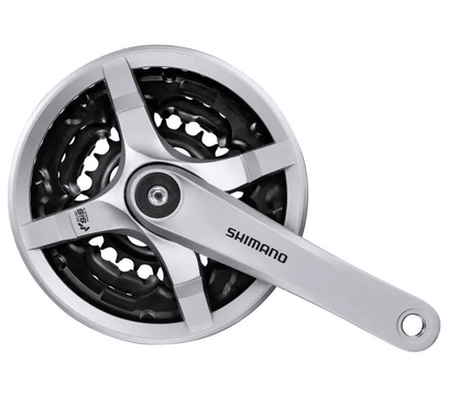 Шатуны Shimano FC-TY501 Tourney, 170mm, 42X34X24T, gray фото