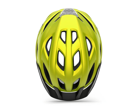 Шолом MET CROSSOVER MIPS lime yellow metallic / matt фото