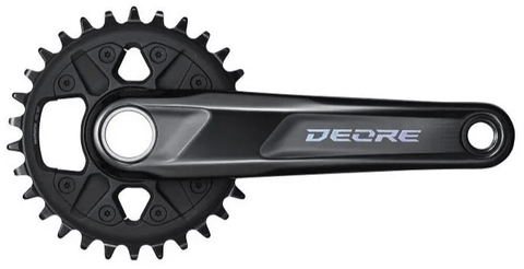 Шатуны Shimano FC-M6100-1 Deore, Hollowtech II, 175mm, 30T, CL-52mm фото