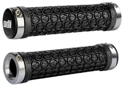 Гріпси ODI SDG LOCK-ON GRIPS, Black w/Silver Clamps фото