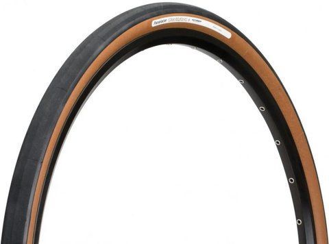 Покрышка 28" Panaracer Gravelking Slick+ 700x38C black/brown
