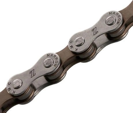 Цепь KMC Z7 Grey/Brown 6/7 скоростей 114 звеньев коричневый/серый + замок фото