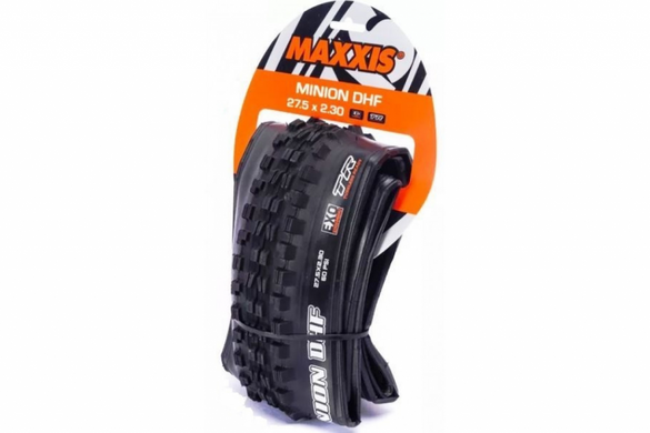 Покришка 27,5" Maxxis MINION DHR II 27.5X2.30 TPI-60 Foldable EXO/TR