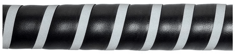 Обмотка керма PRO Reflective control Microfiber, світловідбиваюча, black фото