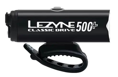 Переднє світло Lezyne CLASSIC DRIVE 500+ FRONT Чорний матовий (2024) фото