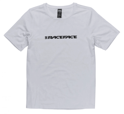 Велофутболка RaceFace Classic Logo SS Tee White S фото