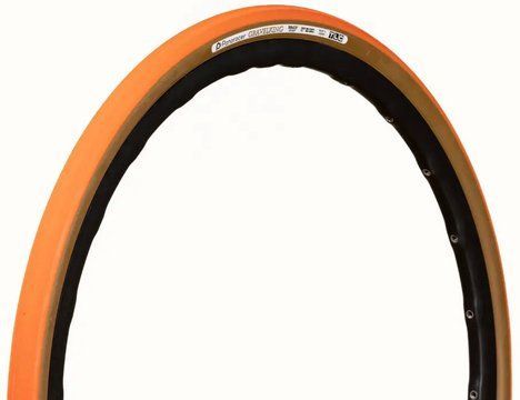 Покрышка 28" Panaracer Gravelking Slick 700x32C Sunset Orange/black