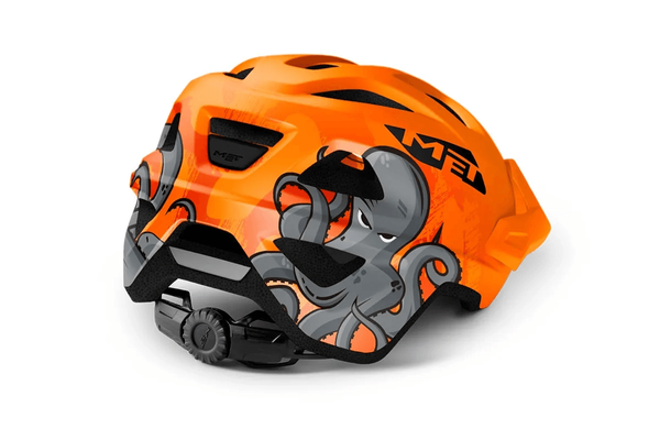 Шолом дитячий MET ELDAR orange octopus / matt S/M (52-57 cm)