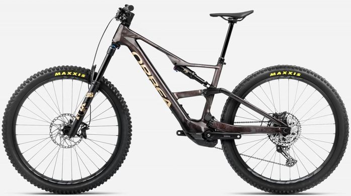 Велосипед 29" Orbea RISE LT M20 420W (2025), L, cosmic carbon /golden sand gloss фото