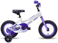 Велосипед 12" Apollo NEO girls фиолетовый/белый фото