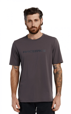 Велофутболка RaceFace Commit SS Tech Top Charcoal L фото