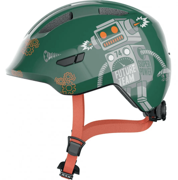 Шолом дитячий ABUS SMILEY 3.0 Green Robo M фото