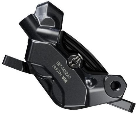 Комплект гальм Shimano BR-M8220, Deore XT, (4-поршньовий каліпер, J-kit гідролінії 1000 і 1700мм), дискові гідравлічні, переднє+заднє фото