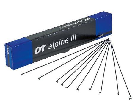 Спиці DT Swiss Alpine III Standard 2.0/1.8/2.34 mm x 274mm (Чорний) х100шт фото