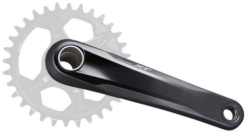 Шатуны Shimano FC-M8100-1 Deore XT, Hollowtech II, 170mm, CL-52mm, without chainring фото