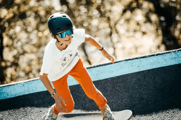 Окуляри дитячі Julbo FURY S (Spectron 3CF) dark blue (8-12 years) фото