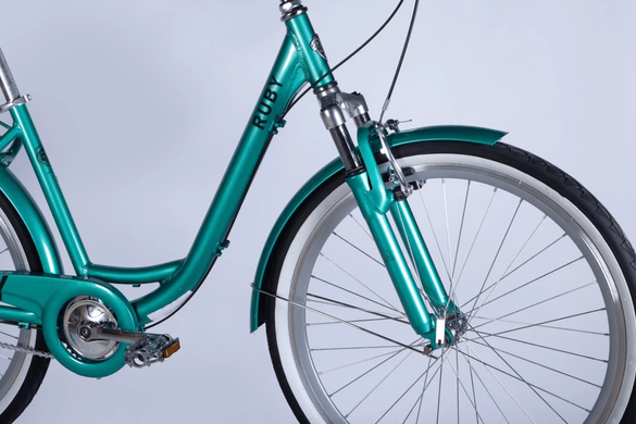 Велосипед 26" Dorozhnik Ruby (2025) планетарна втулка, turquoise фото