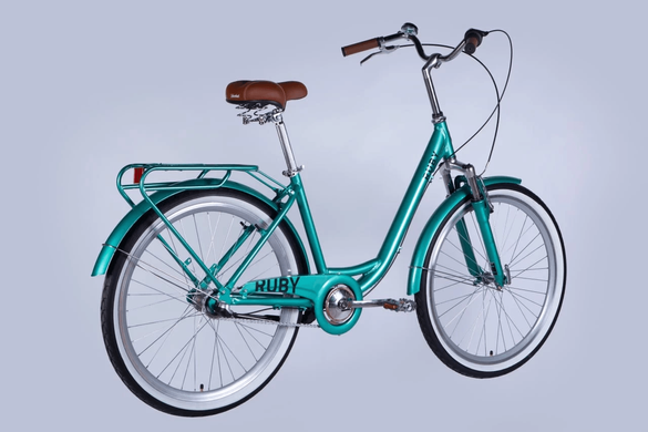Велосипед 26" Dorozhnik Ruby (2025) планетарна втулка, turquoise фото