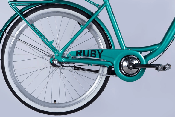 Велосипед 26" Dorozhnik Ruby (2025) планетарна втулка, turquoise фото