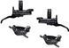 Комплект гальм Shimano BR-M8220, Deore XT, (4-поршньовий каліпер, J-kit гідролінії 1000 і 1700мм), дискові гідравлічні, переднє+заднє IBRM8220UPGKIT2 фото 1