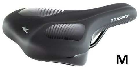 Сідло Longus 3D COMFORT M black фото