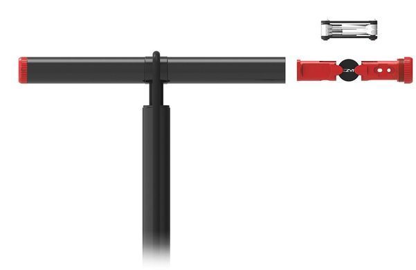 Насос підлоговий Lezyne SHOP FLOOR DRIVE + мультитул, лопатки та латки, 220psi (15 bar), ABS-1 Pro Chuck фото