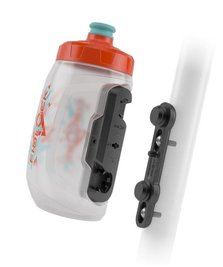 Фляга 450ml Fidlock Twist Set (bike base), clear/orange