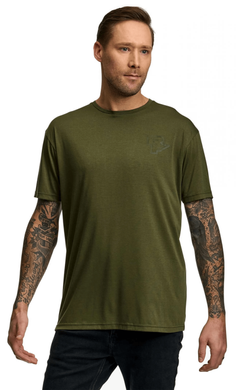 Футболка RaceFace Crest SS Tee Olive M фото