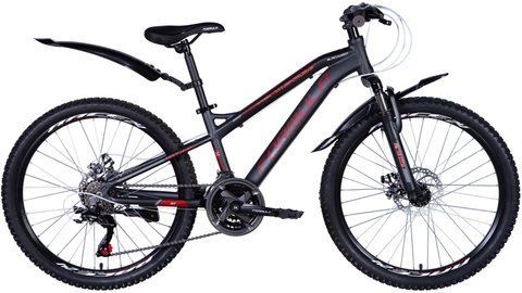 Велосипед 24" Formula BLACKWOOD 1.0 (2025) black/red фото