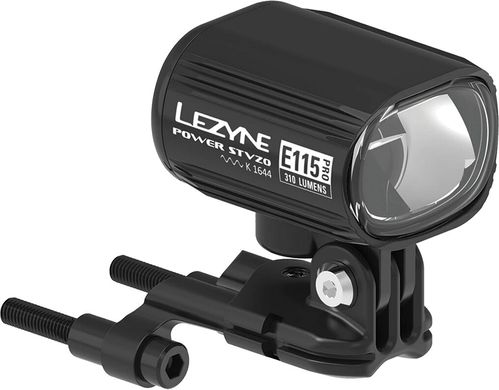 Переднє світло для електровелосипеда Lezyne EBIKE POWER STVZO PRO E115 SWITCH Чорний фото