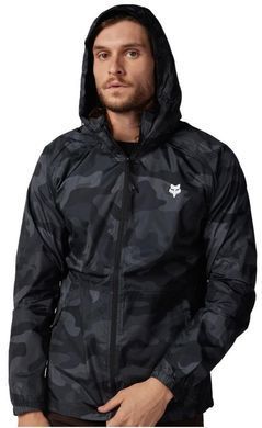 Велокуртка FOX HEAD WINDBREAKER Jacket - CAMO, Black, XL фото